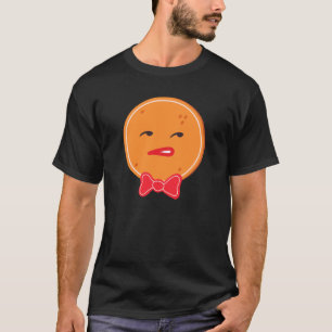Gingerbread Man Emoticons Unamused Gingerbread T-Shirt