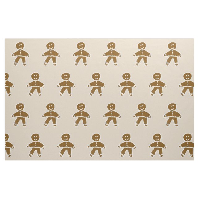Gingerbread Man Fabric (Fat Quarter)