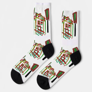 Gingerbread man fun  socks
