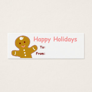 Gingerbread Man Gift Tags