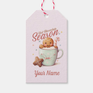 Gingerbread Man Gift Tags Custom Template