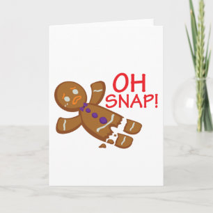 Gingerbread Man Holiday Card