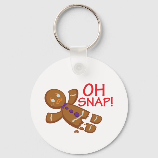 Gingerbread Man Key Ring (Front)