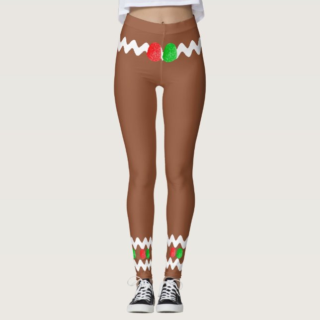 Gingerbread Man Leggings (Front)