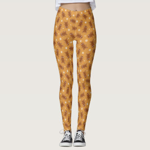 Gingerbread Man Leggings