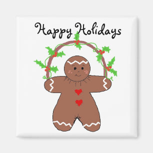 Gingerbread Man Magnet