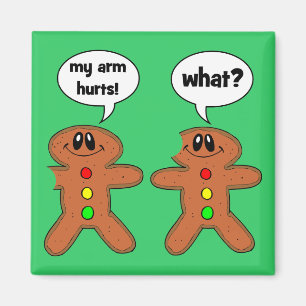 gingerbread man magnet