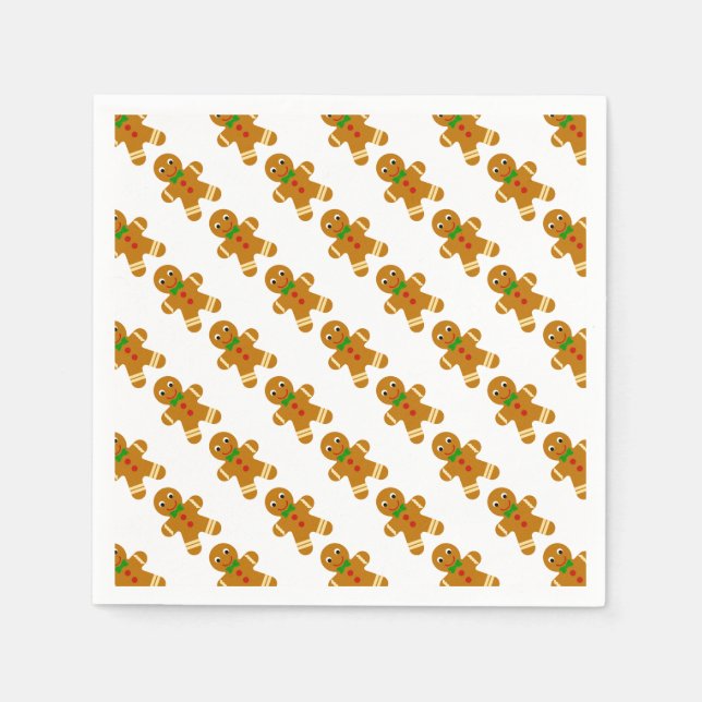 Gingerbread Man Napkin (Front)