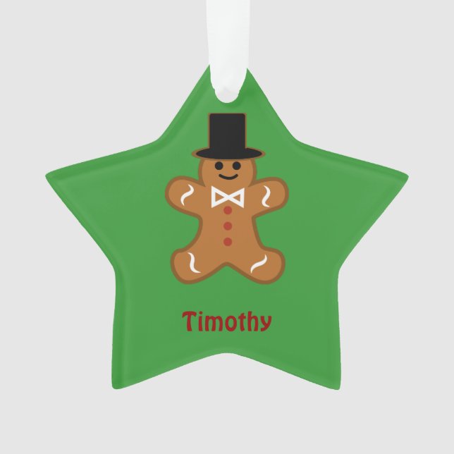 Gingerbread Man Ornament (Front)