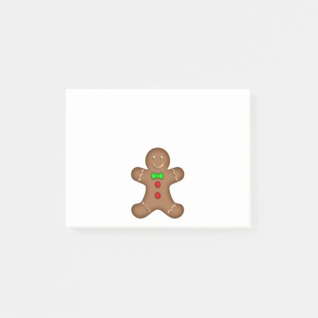 GingerBread Man Post-it Notes (Front)
