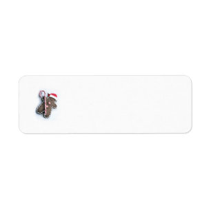 Gingerbread Man return address lable
