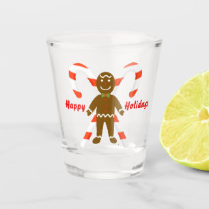 Gingerbread Man Shot Glass