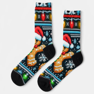 Gingerbread man Sock