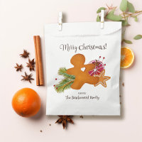 Gingerbread Man Star Cookie Scandi Merry Christmas