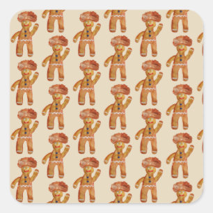 Gingerbread Man Sticker