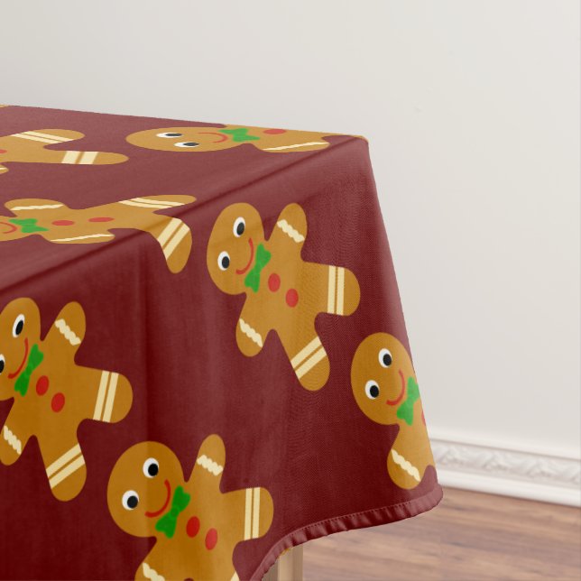 Gingerbread Man Tablecloth (In Situ)