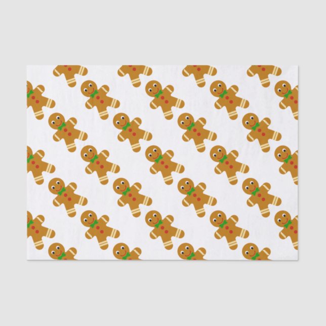 Gingerbread Man Tissue Paper (Front)