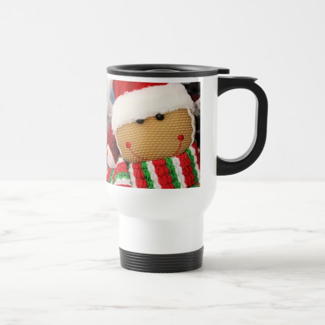 Gingerbread man travel mug (Right)