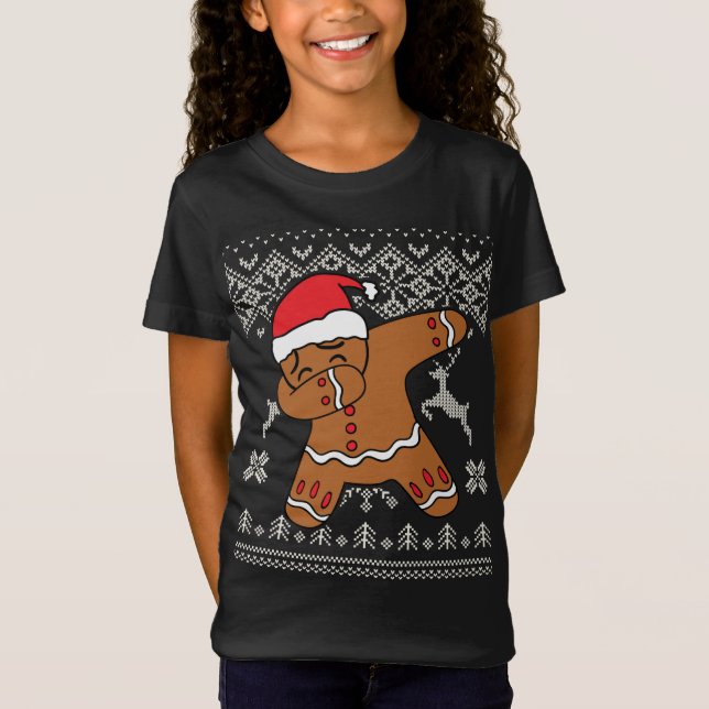 Gingerbread Man Ugly Christmas Sweater Gingerdab D (Front)