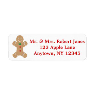 Gingerbread Man with Name