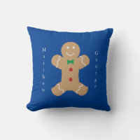 Gingerbread Man with Vertical Custom Name
