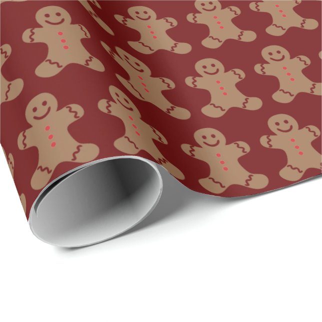 Gingerbread man  wrapping paper (Roll Corner)