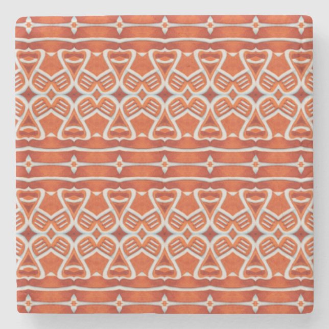 GINGERBREAD Marble Stone Coaster (Front)
