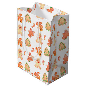 Gingerbread Medium Gift Bag
