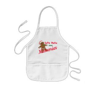Gingerbread Memories Kids Apron