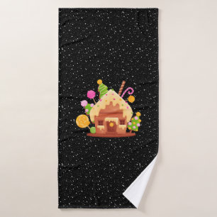 Gingerbread Men and House Bath Towel Set