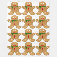 Gingerbread Men Blanket 