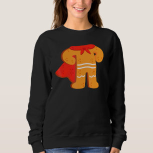 Gingerbread Men Boys Body Costume Halloween or Chr Sweatshirt