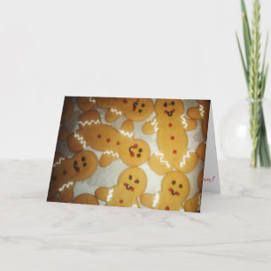 “Gingerbread Men" Christmas Card