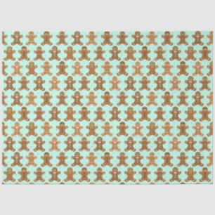 Gingerbread Men Christmas Pattern  Tissue Paper