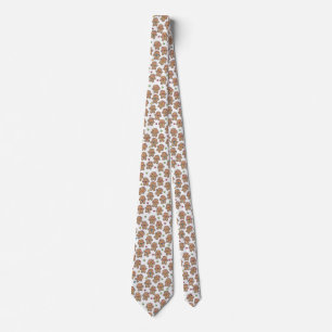 Gingerbread Men Christmas Tie