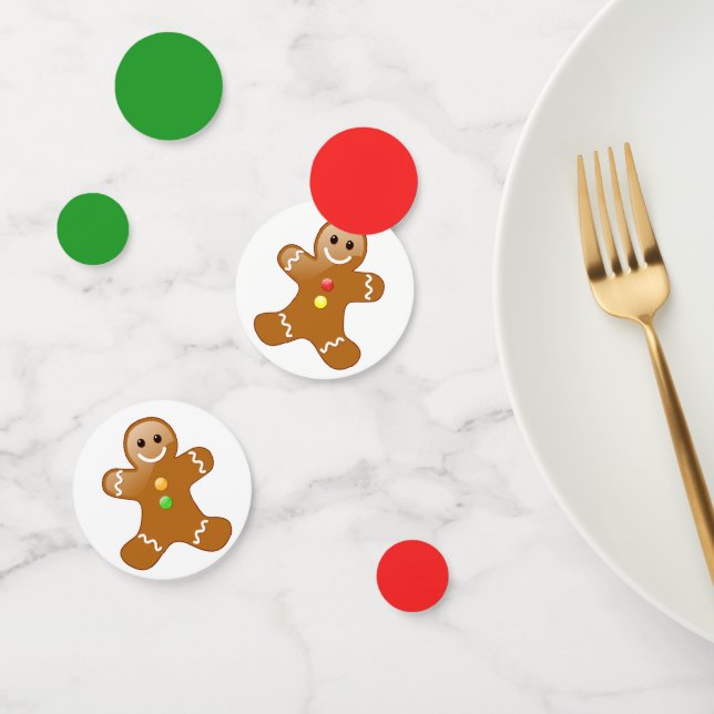Gingerbread Men Confetti (Group)