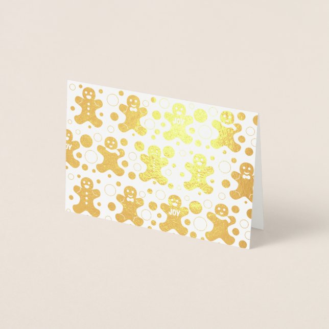 Gingerbread Men Greeting Card (Front)