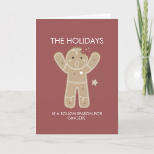 Gingerbread Men Holiday Greeting Card