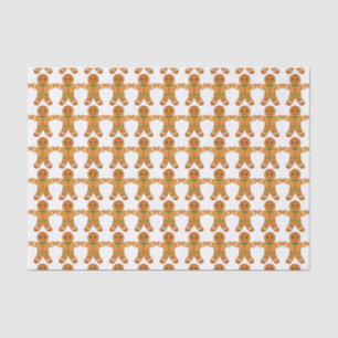 Gingerbread men pattern - Christmas Tissue Paper