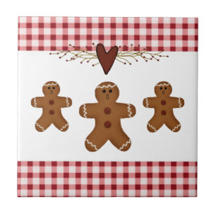Gingerbread Men Tile