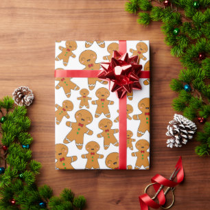 Gingerbread Men Wrapping Paper