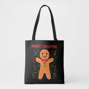 Gingerbread Merry Christmas For Women Tote Bag