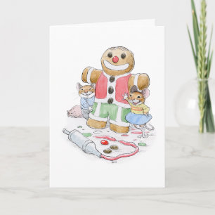 Gingerbread Mice Card