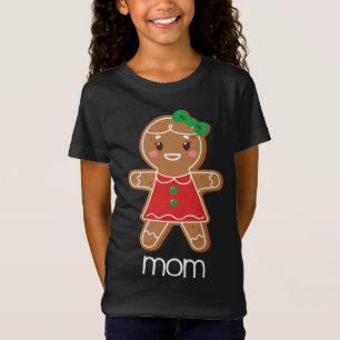 Gingerbread Mum Christmas Matching Pyjamas for Fam T-Shirt