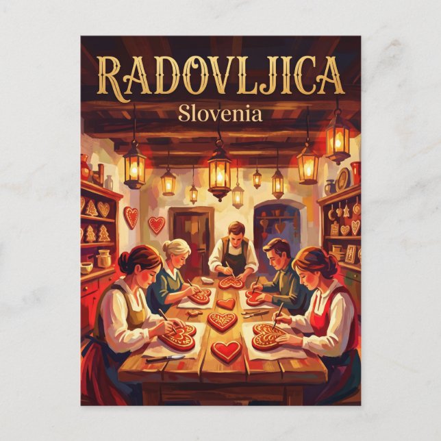 Gingerbread Museum Slovenia Postcard (Front)