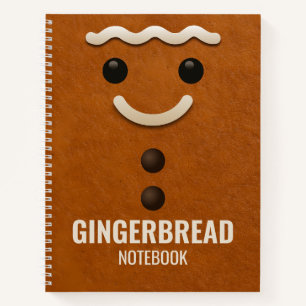 Gingerbread Notebook – College Ruled Paper