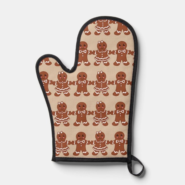 Gingerbread Oven Mitt (Front)