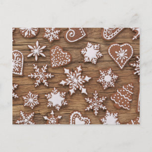 Gingerbread Reindeer Postcard