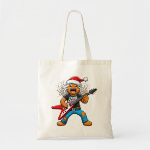 Gingerbread Rock Guitar Christmas 2026 Holiday   Tote Bag