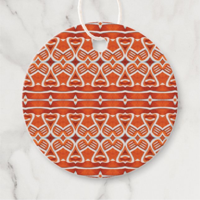 GINGERBREAD Round Gift Tags (Front)
